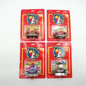Set 4‎ Vintage McDonalds Racing Champions 1994 Die Cast Cars Original Packaging
